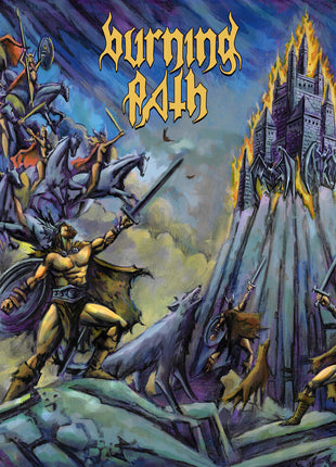 the album cover for Burning Path - Burning Path