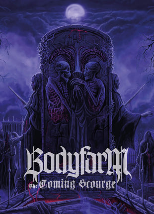 the album cover for Bodyfarm - Coming Scourge