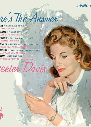 the album cover for Skeeter Davis - Here's The Answer