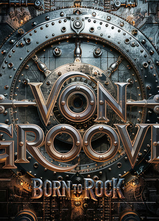the album cover for Von Groove - Born To Rock