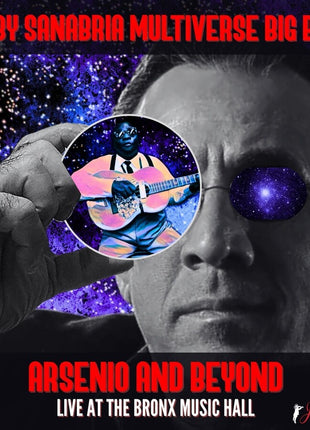 the album cover for Bobby Sanabria Multiverse Big Band - Arsenio And Beyond