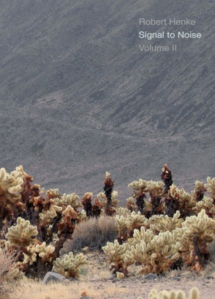 the album cover for Robert Henke - Signal To Noise - Volume Ii