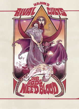 the album cover for Rival Cults - Our Gods Need Blood