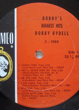 Bobby Rydell : Bobby's Biggest Hits (LP, Comp, Mono)
