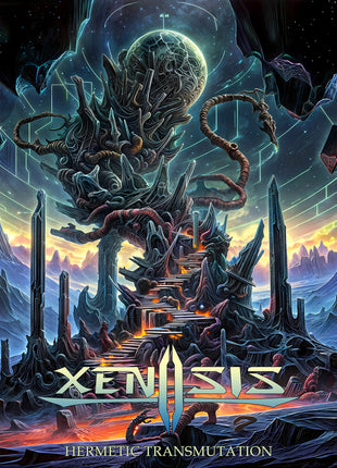 the album cover for Xenosis - Hermetic Transmutation