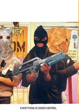 the album cover for Genevieve Artadi / Real Bad Man - Everything Is Under Control.