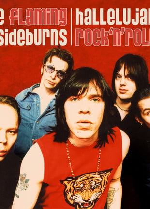 the album cover for Flaming Sideburns - Hallelujah Rock'n'rollah (25th Anniversary)