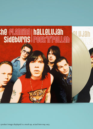the album cover for Flaming Sideburns - Hallelujah Rock'n'rollah (25th Anniversary)