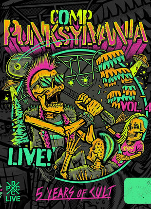 the album cover for Various Artists - Comp Punksylvania Vol. 5 Live