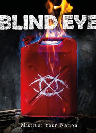 the album cover for Blind Eye - Mistrust Your Nation
