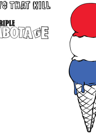 the album cover for TOYS THAT KILL - "triple Sabotage "