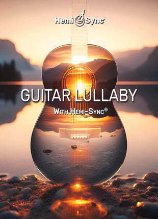 the album cover for Ricardo Cobo - Guitar Lullaby With Hemi-sync