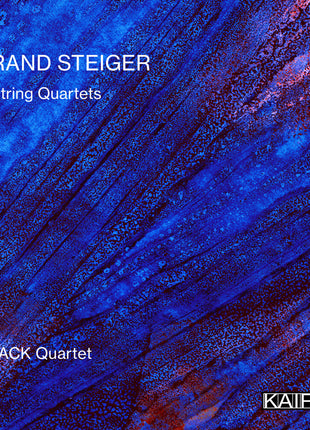 the album cover for JACK Quartet - Rand Steiger: String Quartets