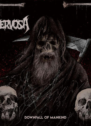 the album cover for Nervosa - Downfall of Mankind