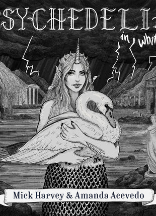 the album cover for Mick & Amanda Acevedo Harvey - Psychedelia in White