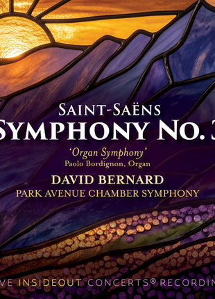the album cover for David Bernard - Saint-Saens: Symphony No 3 In C Minor Op 78