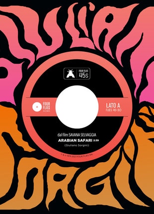 the album cover for Giuliano Sorgini - Savana Selvaggia