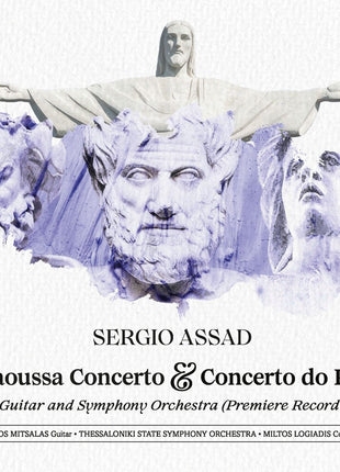 the album cover for Thanos Mitsalas - Sergio Assad: Naoussa Concerto & Concerto Do Rio