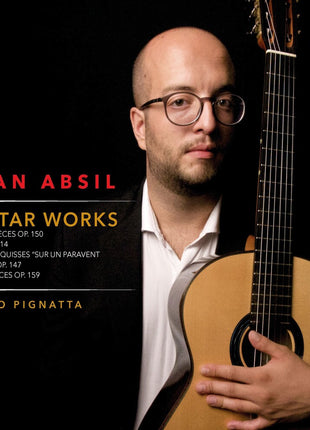 the album cover for Carlo Pignatta - Jean Absil: Guitar Works