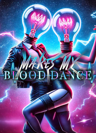 the album cover for Makes My Blood Dance - Z3r0 2 Lght P33d