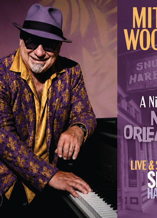 the album cover for Mitch Woods - Night In New Orleans