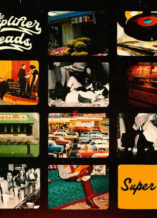 the album cover for Amplifier Heads - Super 8