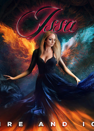 the album cover for Issa - Fire & Ice