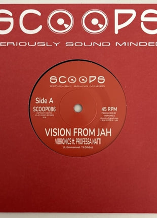 the album cover for Vibronics / Professa Natti - Vision From Jah