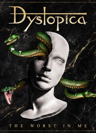 the album cover for Dystopica - Worst In Me
