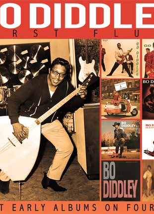 the album cover for Bo Diddley - First Flush
