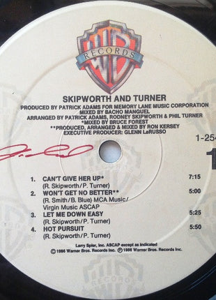 Skipworth & Turner : Skipworth And Turner (LP, Album)