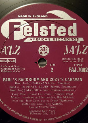 Cozy Cole : Cozy's Caravan (LP, Mono)