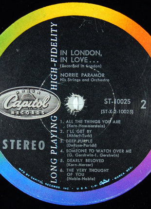 Norrie Paramor His Strings And Orchestra : In London, In Love (LP, RE)