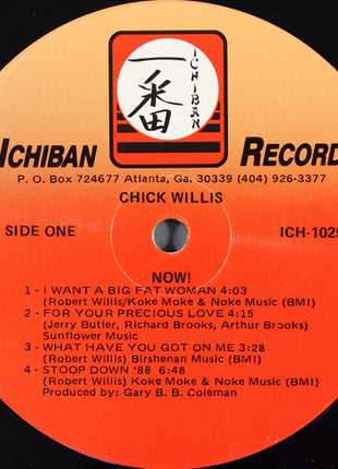 Chick Willis : Now! (LP, Album)