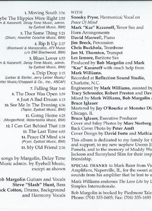 Bob Margolin : My Blues & My Guitar (CD, Album)