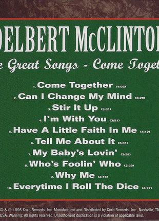 Delbert McClinton : The Great Songs - Come Together (CD, Comp)