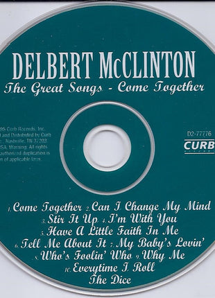 Delbert McClinton : The Great Songs - Come Together (CD, Comp)