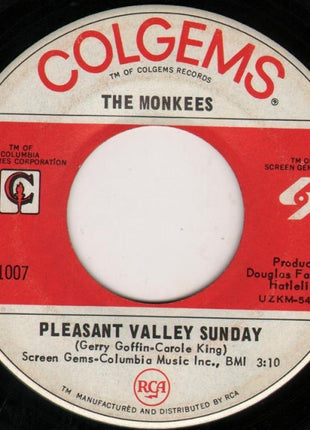 The Monkees : Pleasant Valley Sunday / Words (7", Single, Roc)