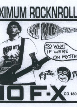 the album cover for NOFX - Maximum Rock N Roll