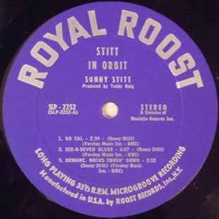 Sonny Stitt : Stitt In Orbit (LP, Album)