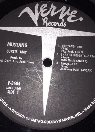 Curtis Amy : Mustang (LP, Album, Mono)