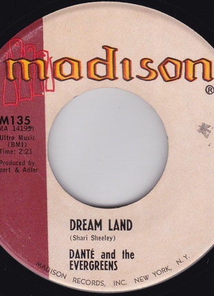 Danté And The Evergreens : Time Machine / Dream Land  (7", Single)