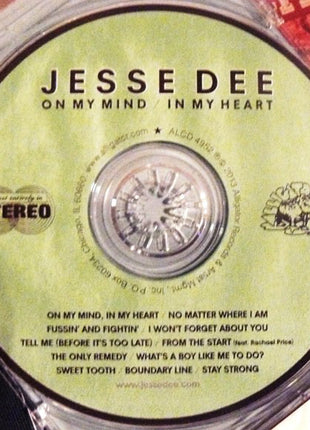 Jesse Dee : On My Mind / In My Heart (CD, Album)