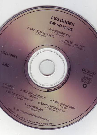 Les Dudek : Say No More (CD, Album, RE)