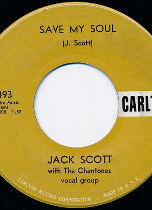 Jack Scott : Goodbye Baby / Save My Soul (7", Single, Scr)