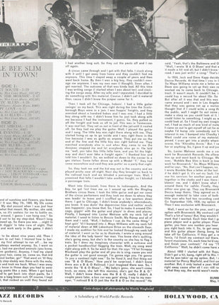 Bumble Bee Slim : Back In Town (LP, Mono)