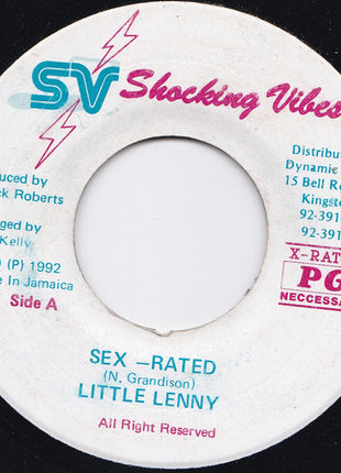 Little Lenny : Sex -Rated (7", Single)