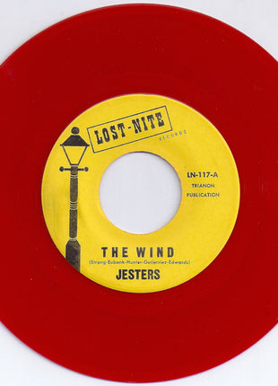 Jesters* : The Wind / Sally Green (7", Single, RE, Red)