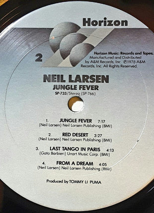 Neil Larsen : Jungle Fever (LP, Album, Promo)