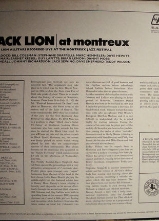 Black Lion Allstars : Black Lion At Montreux (LP, Album)